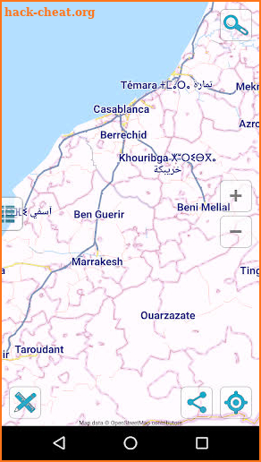 Map of Morocco offline screenshot