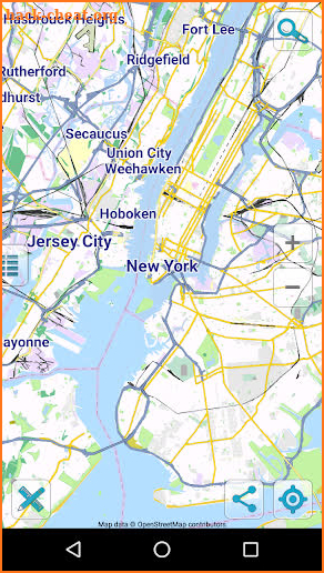 Map of New York offline screenshot