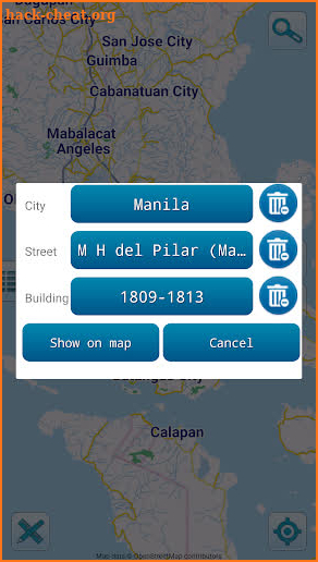 Map of Philippines offline screenshot