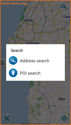 Map of Portugal offline screenshot