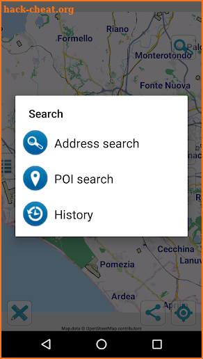 Map of Rome offline screenshot