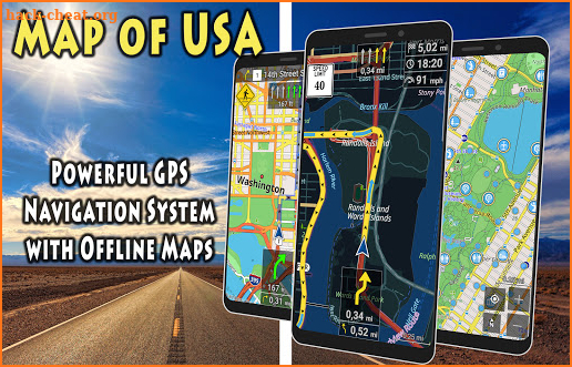Map of USA screenshot