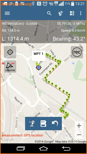 Map Pad GPS Land Surveys & Measurements screenshot