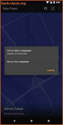 Map Paper Live Wallpaper screenshot