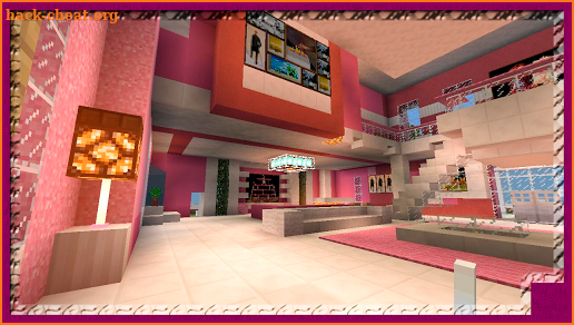 Map Pink Princess House for MCPE screenshot