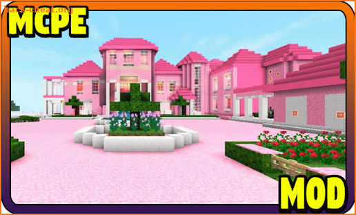 Map Pink Princess House MCPE - Minecraft Mod screenshot
