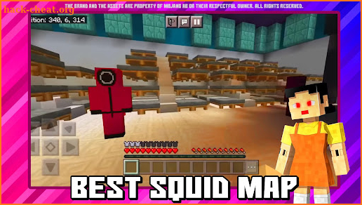 Map Squid Game For Minecraft PE screenshot