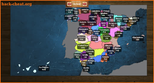 Mapa - Guerra Civil Interactiva screenshot