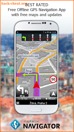 MapFactor GPS Navigation Maps screenshot