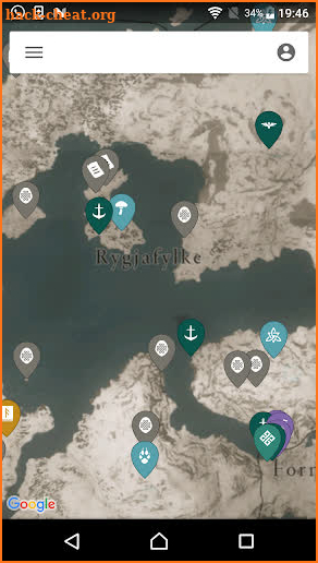 MapGenie: AC Valhalla Map screenshot