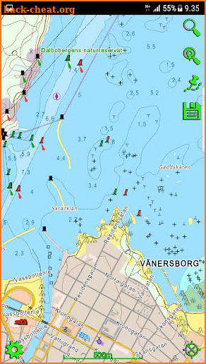 Mapitare Terrain and Sea Map screenshot