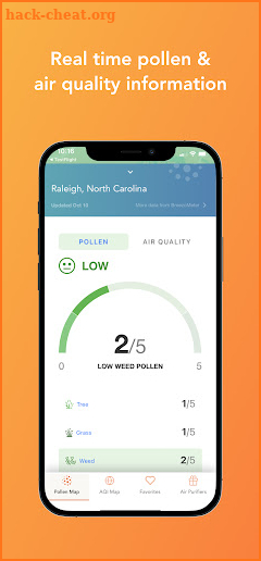 MapMyAir Air Quality screenshot