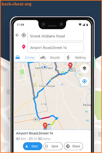 MAPS & Navigation - GPS Voice Driving Directions screenshot