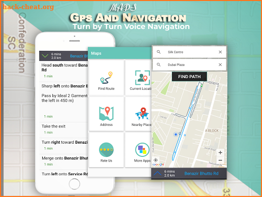 MAPS - GPS Voice Navigation & Driving Direction screenshot
