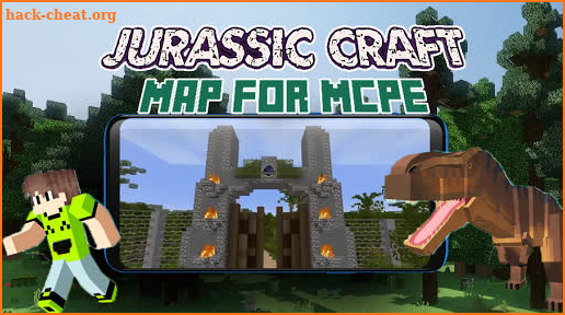 Maps Jurassic Craft for Minecraft screenshot