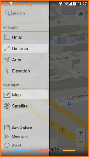 Maps Measure screenshot