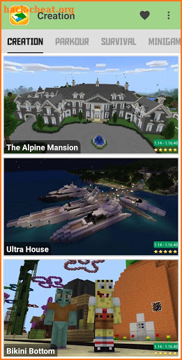 Maps Minecraft screenshot
