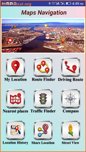 Maps navigation, route finder & live street view screenshot