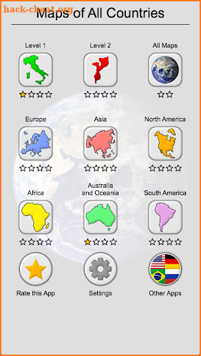 Maps of All Countries in the World: Geography Quiz screenshot