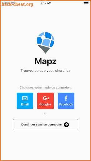 Mapz screenshot