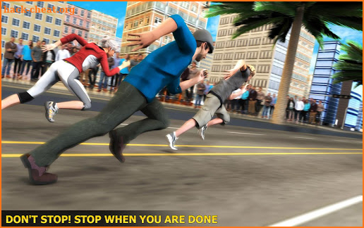 Marathon Race Simulator 3D: Running Game screenshot