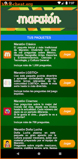 Maratón screenshot