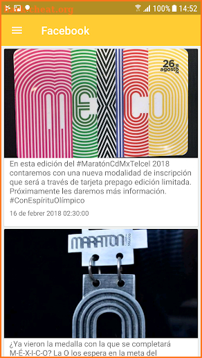 MaratónCdMx Telcel 2018 screenshot