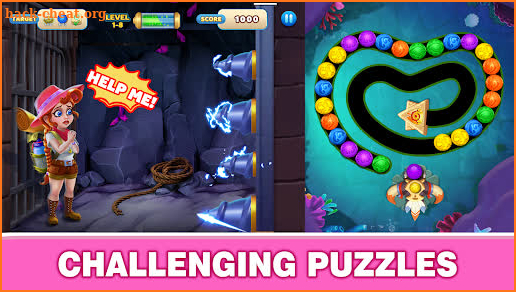 Marble Blast Zumba Puzzle Game screenshot