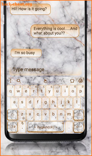 Marble Keyboard Theme screenshot