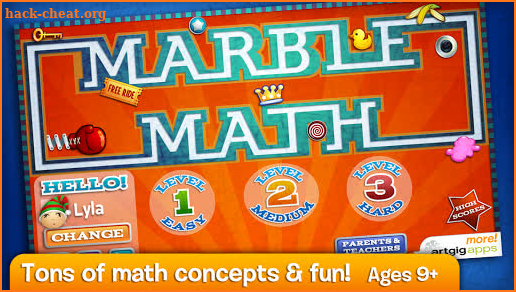 Marble Math screenshot