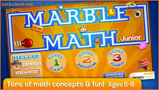 Marble Math Junior screenshot
