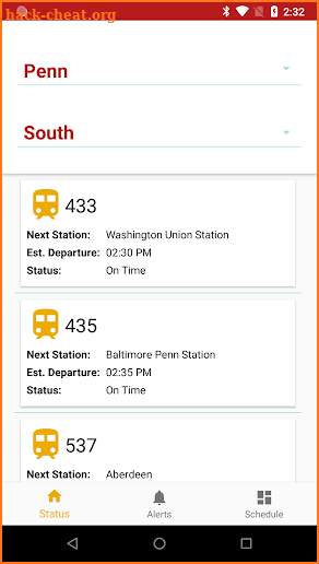 MARC Commuter - Live MARC train status updates screenshot
