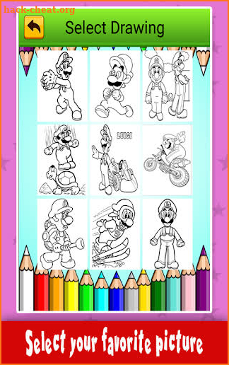 Maria and Luigii coloring book 2020 screenshot