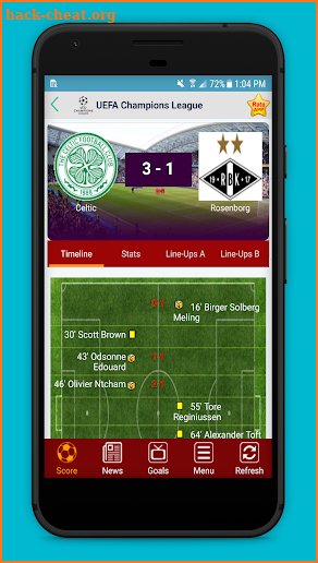 Maria Score - Live Score Football screenshot