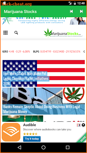MarijuanaStocks screenshot