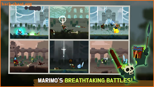 Marimo League : Be almighty and watch combats screenshot