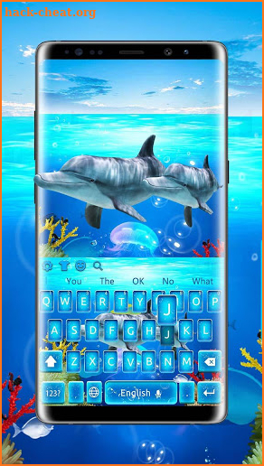 Marine Dolphin Keyboard screenshot