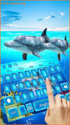 Marine Dolphin Keyboard screenshot