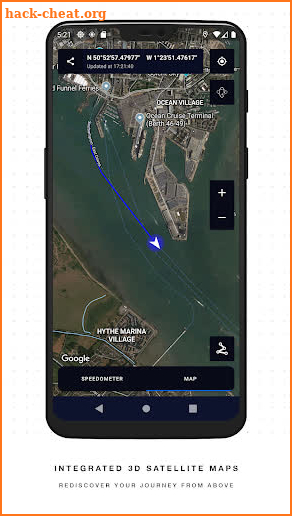 Marine GPS Nav Dashboard & Recorder - RAMS Mariner screenshot