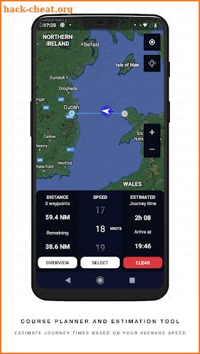 Marine GPS Nav Dashboard & Recorder - RAMS Mariner screenshot