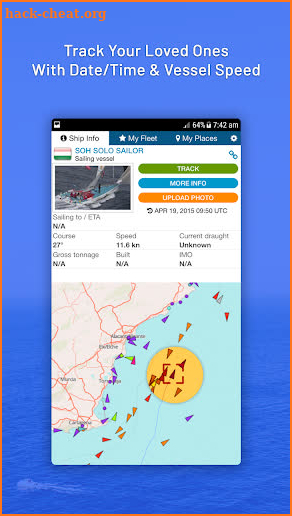 Marine navigation: cruise finder & ship tracker screenshot
