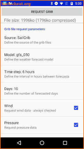 Marine Weather | SailGrib screenshot