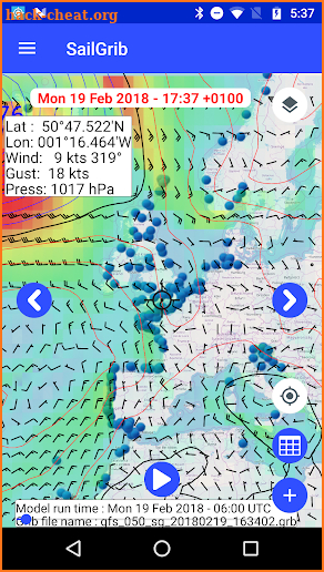 Marine Weather | SailGrib Free screenshot