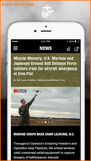 MarinesMobile® screenshot