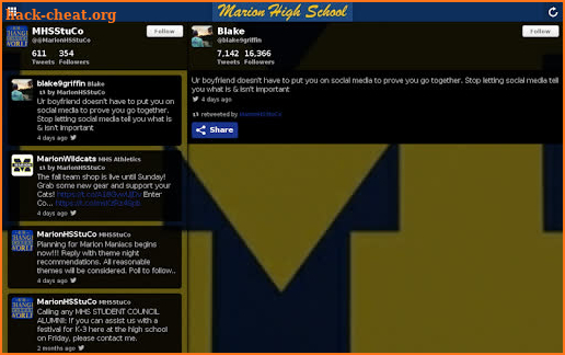 Marion High School Wildcats App screenshot