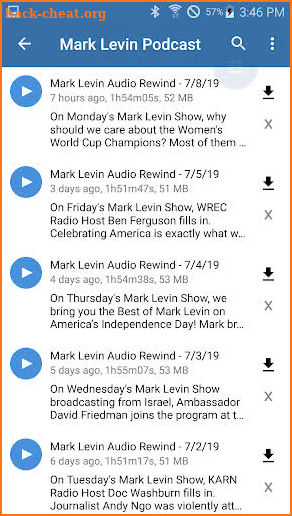 Mark Levin Podcast Daily screenshot