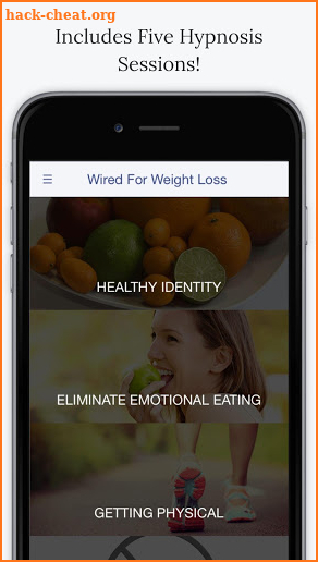 Mark Patrick Hypnosis Wired For Weight Loss App screenshot