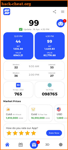Market Data screenshot