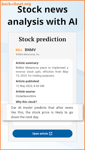 MarketGPT: AI stock picks screenshot