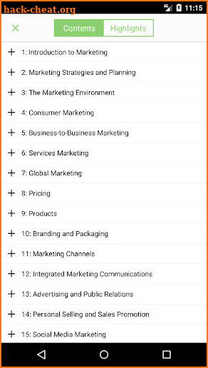 Marketing Textbook screenshot
